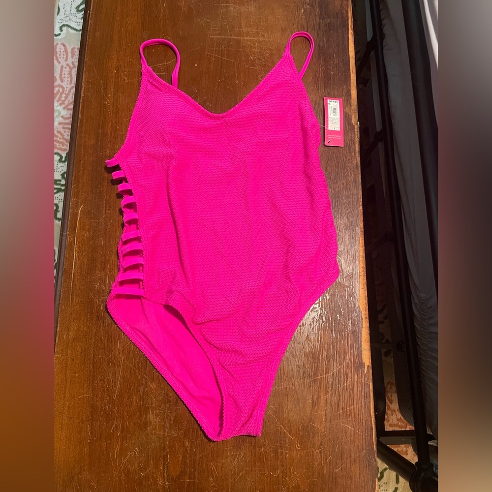 Vibrant Pink One-Piece Swimsuit